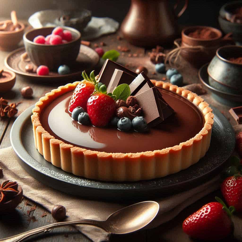 Crostata morbida al cioccolato: pura goduria in ogni morso - Ricetteinallegria Crostata morbida al cioccolato: pura goduria in ogni morso