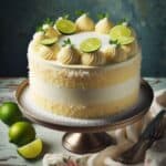 Torta soffice cocco e lime