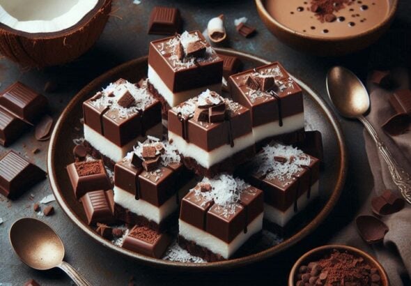 Cubotti cocco e cioccolato
