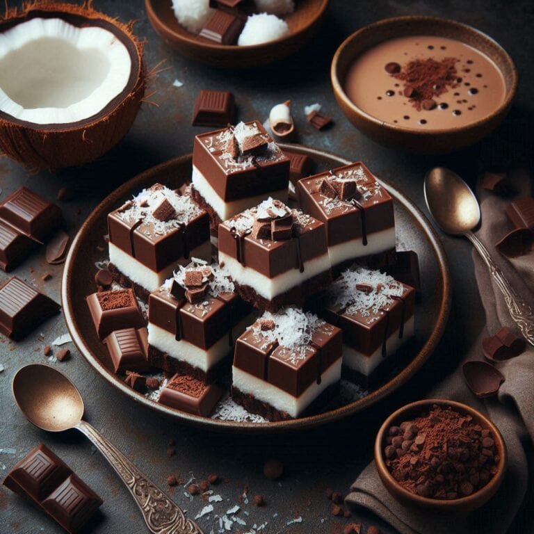 Cubotti cocco e cioccolato