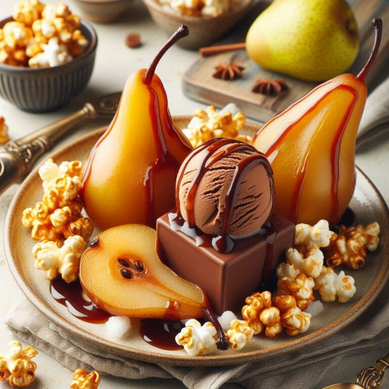 Pere e cioccolato al caramello pazzi