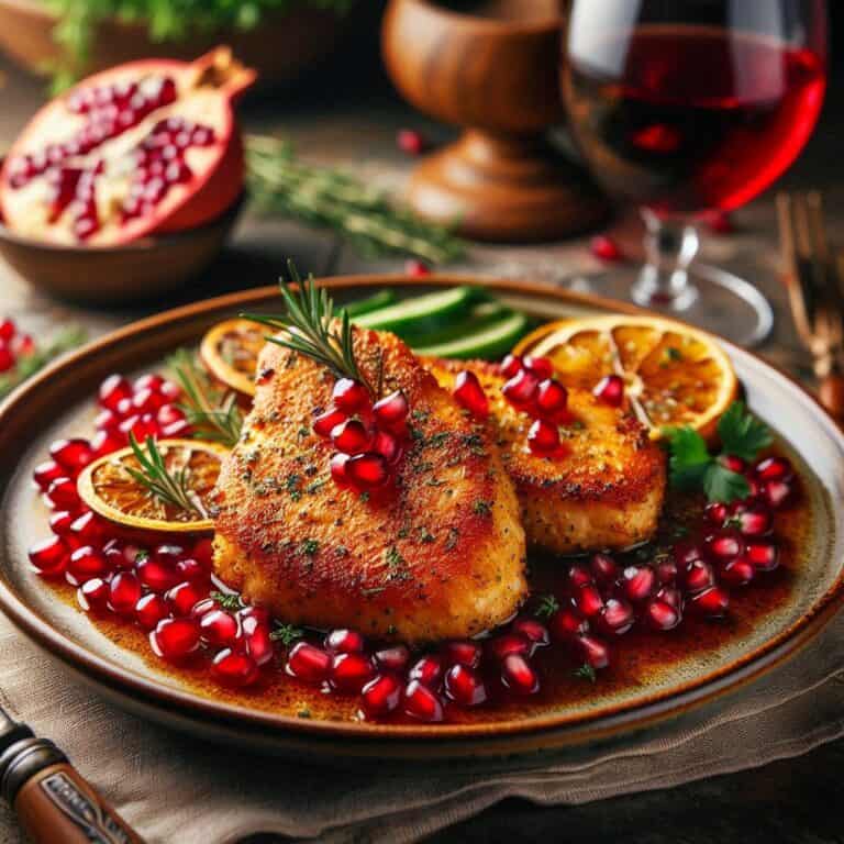 Scaloppine alla melagrana