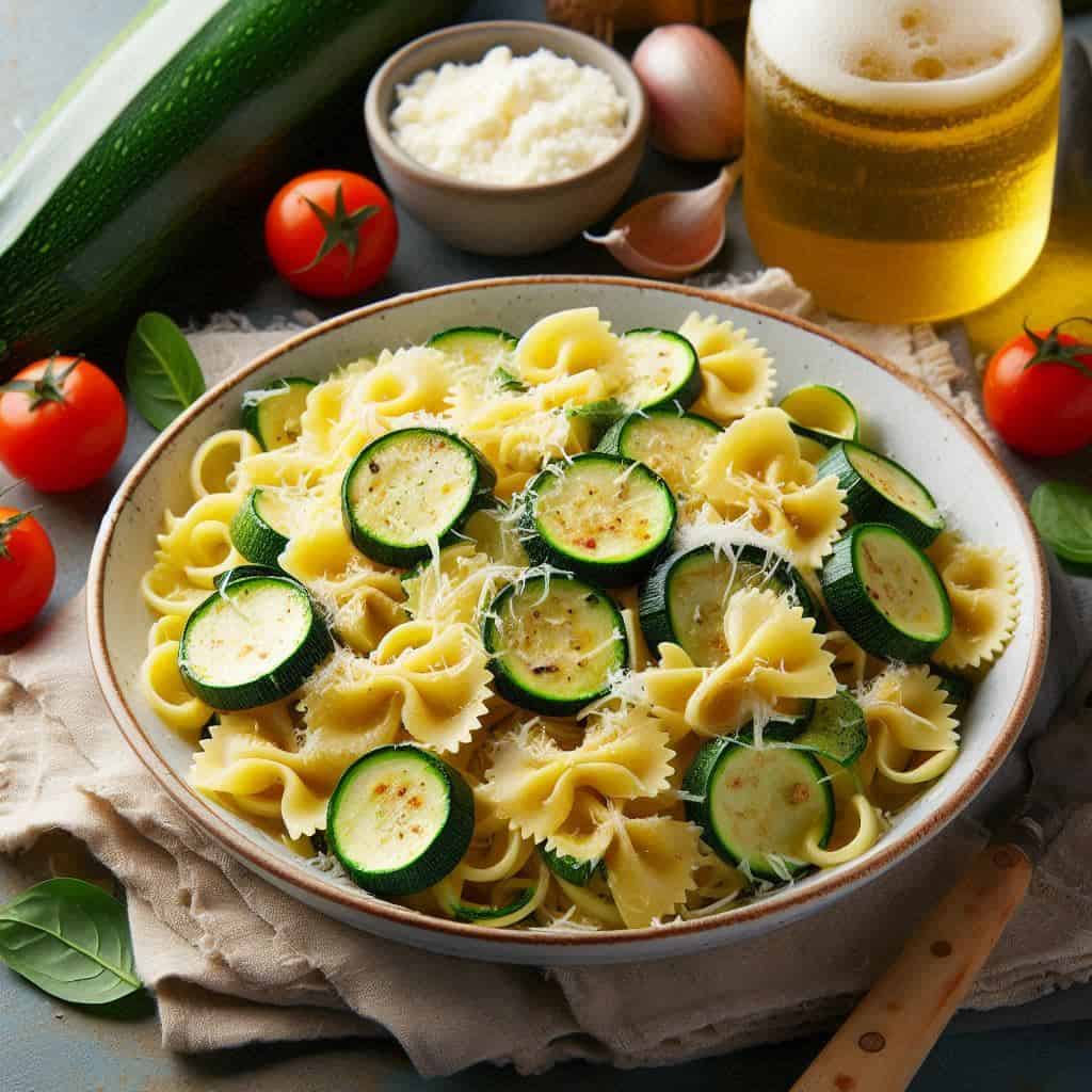 Pasta alla Carbonara di Zucchine