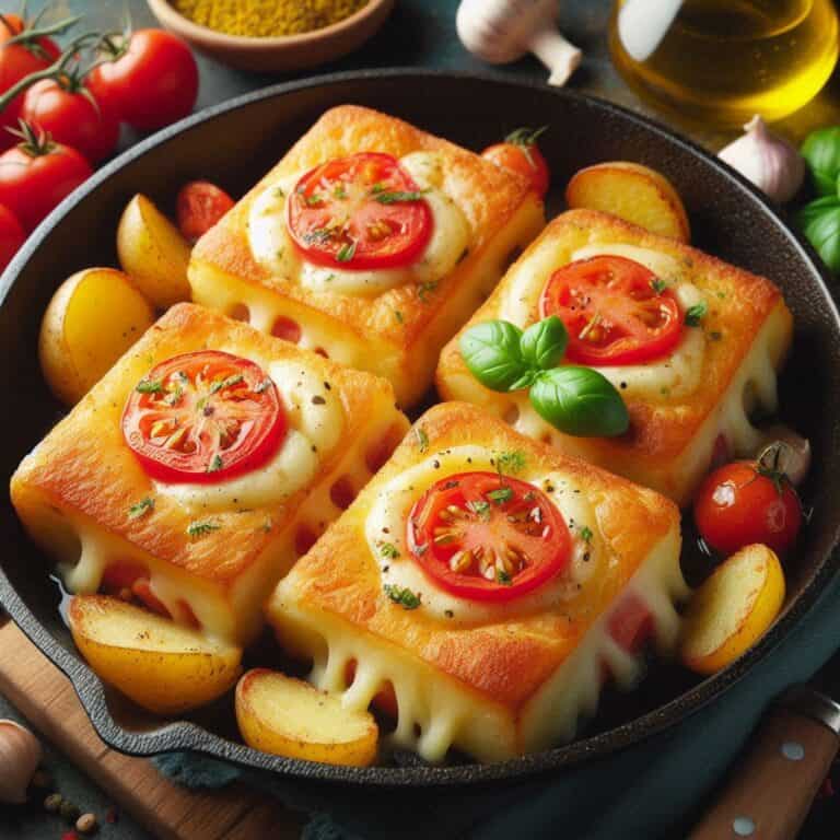 Toast di patate alla pizzaiola