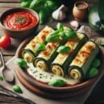 Involtini di zucchine al forno
