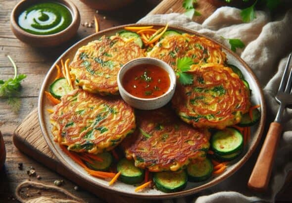 Frittelle di verdure croccanti