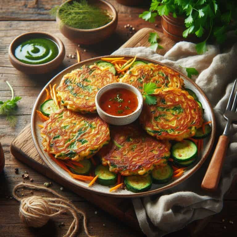 Frittelle di verdure croccanti