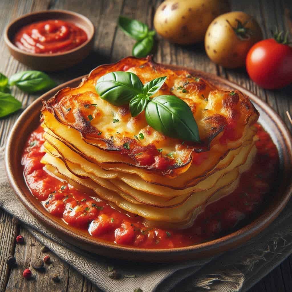 Mega parmigiana di patate - Ricetteinallegria Mega parmigiana di patate