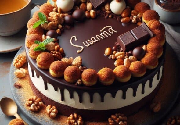 Torta Susanna divertente