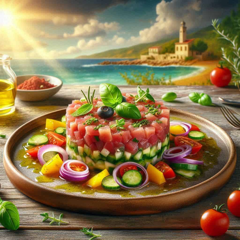 Tartare di ricciola mediterranea - Ricetteinallegria Tartare di ricciola mediterranea