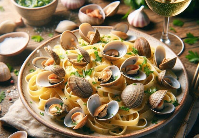 Tagliolini alle vongole fujute da sballo