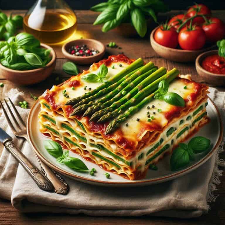 Lasagne agli asparagi party