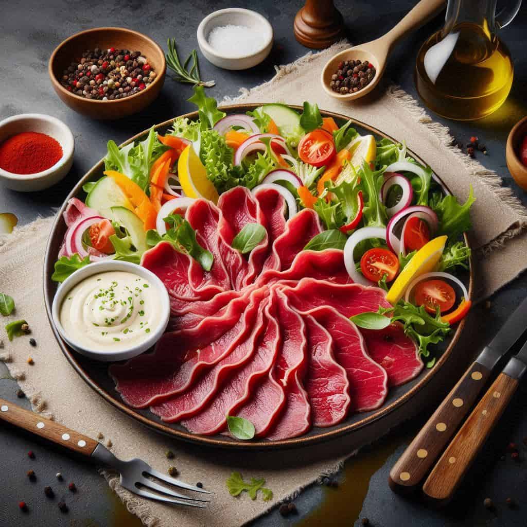 Carpaccio alla Cipriani spettacolo - Ricetteinallegria Carpaccio alla Cipriani spettacolo
