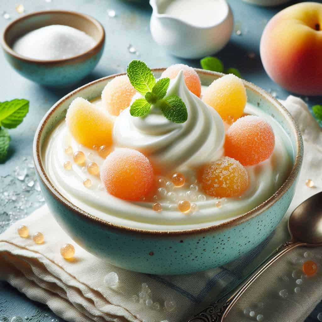 Frozen yogurt frizzante