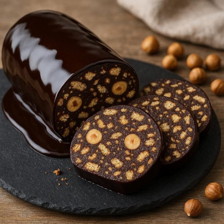 Torta salame di cioccolato