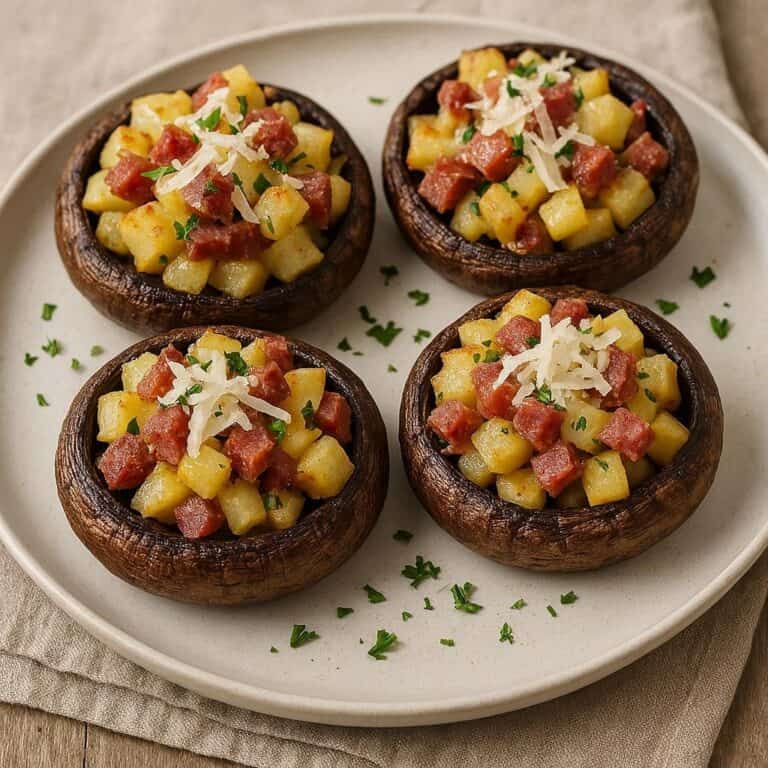 Funghi Portobello ripieni