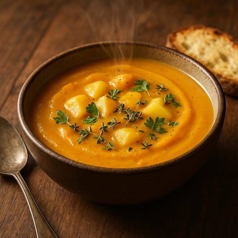 Vellutata di zucca e patate