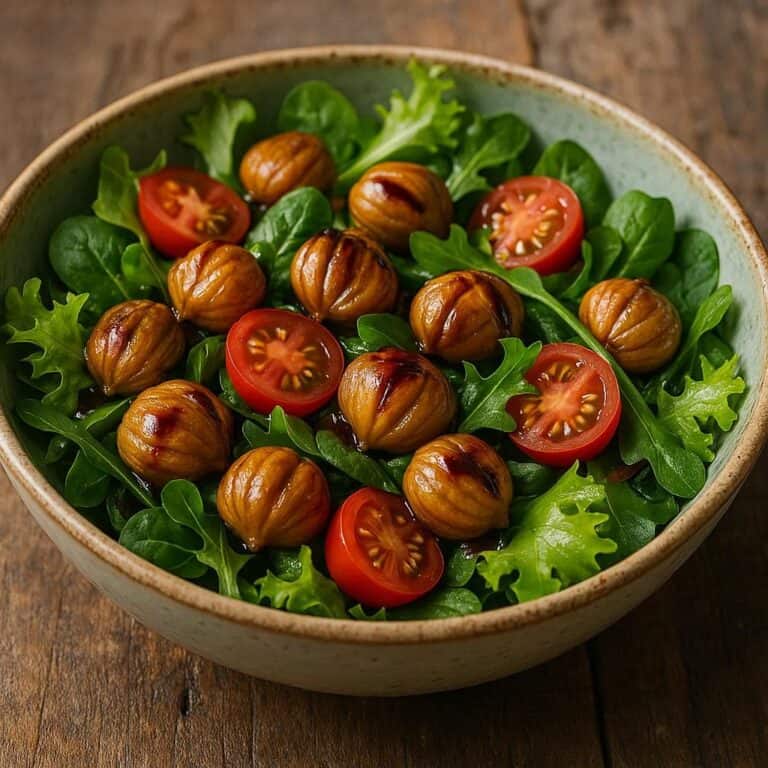 Insalata di castagne facile