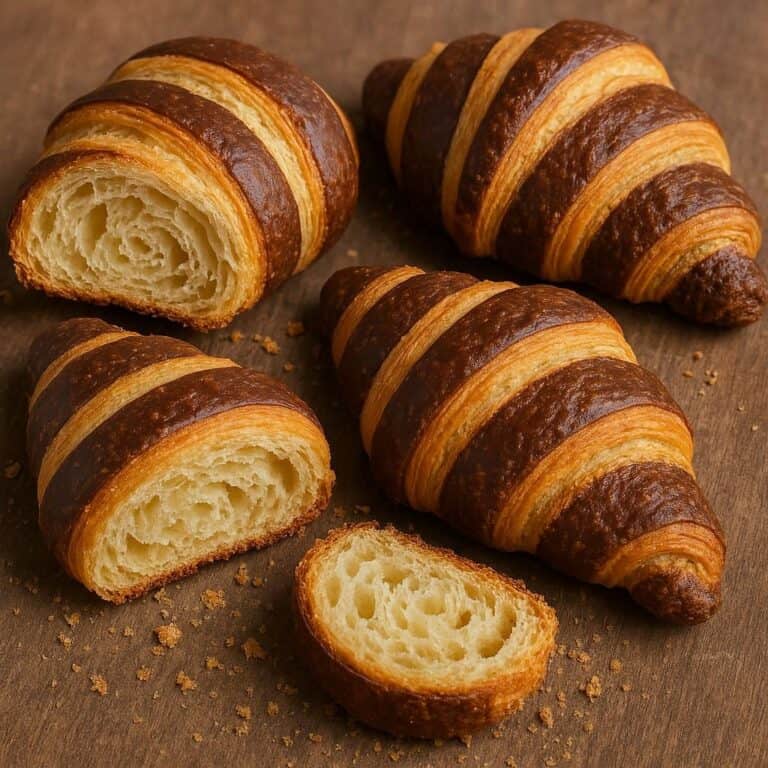 Croissant bicolore