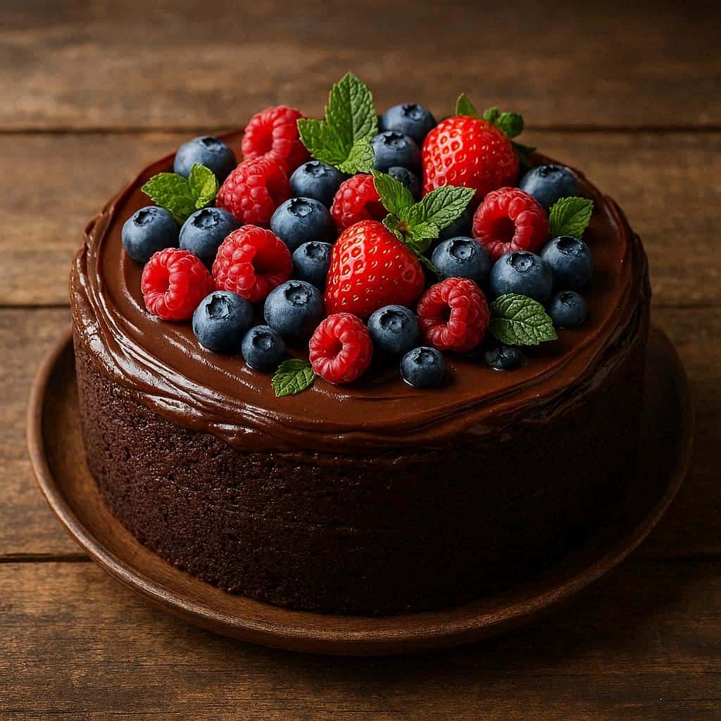 Torta al cioccolato vegana - Ricetteinallegria Torta al cioccolato vegana