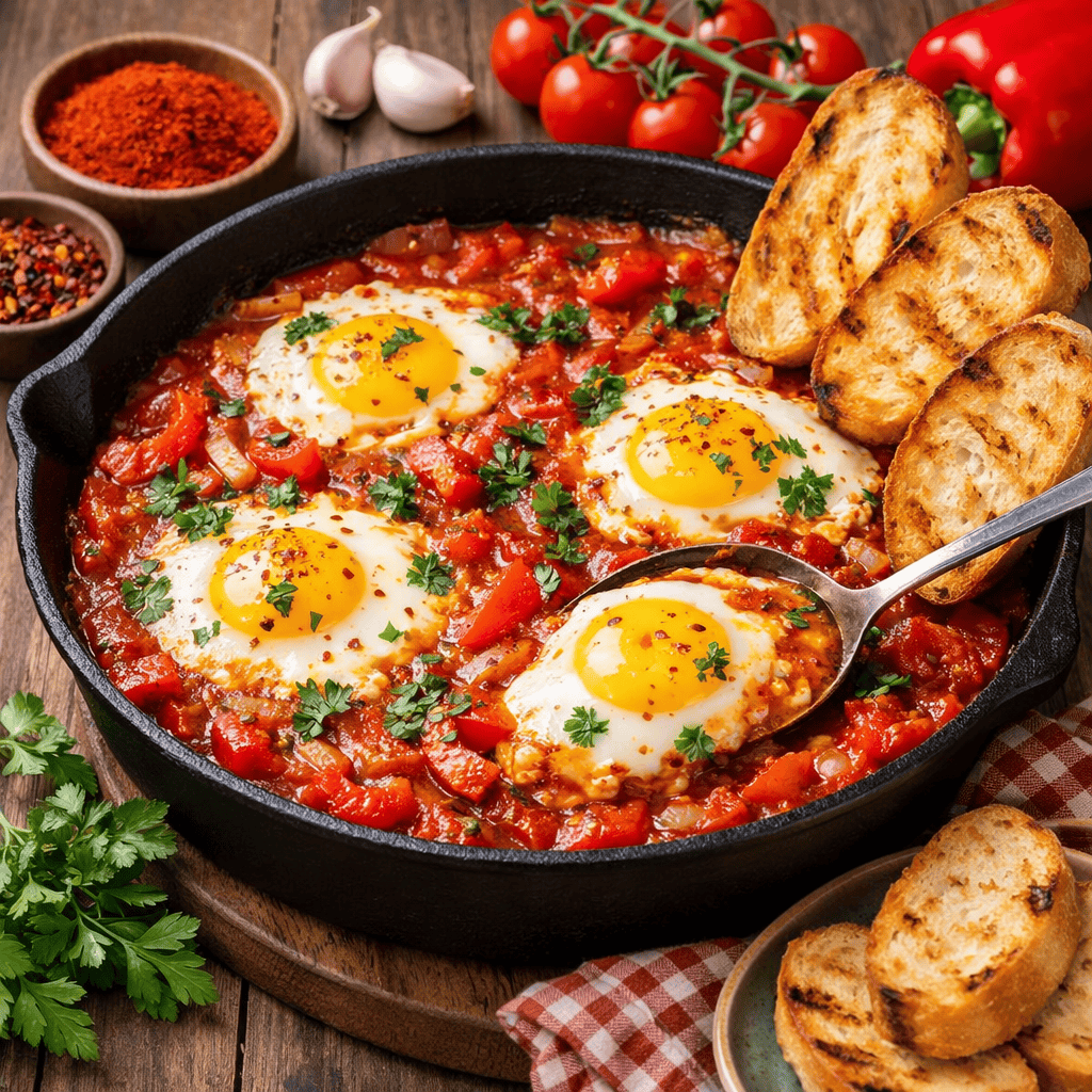 Shakshuka facile: quando le uova decidono di fare festa - Ricetteinallegria Shakshuka facile: quando le uova decidono di fare festa
