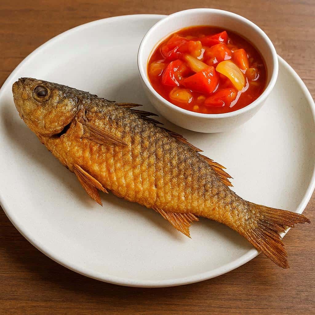 Triglie fritte con salsa agrodolce - Ricetteinallegria Triglie fritte con salsa agrodolce