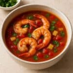 Zuppa di gamberi ironica